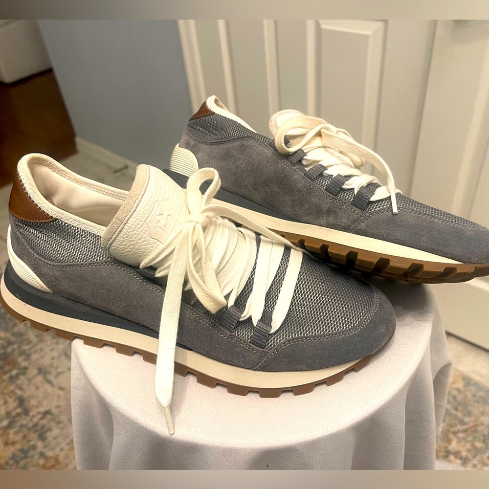 Luxury Brunello Cucinelli men’s sneakers - Picture 1 of 5